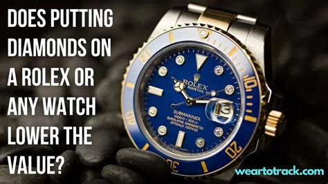 does putting diamonds on a rolex lower the value|diamond rolex watches value.